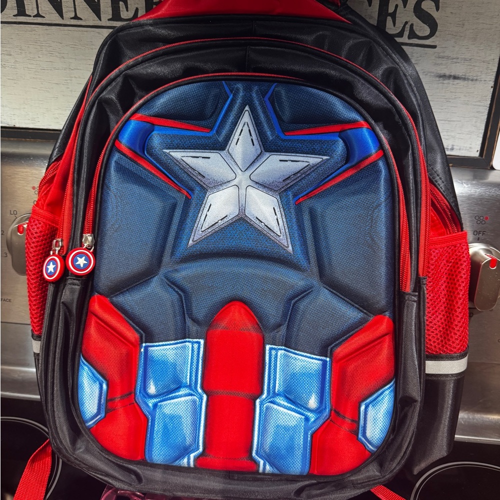 Captain America Themed kids Backpack